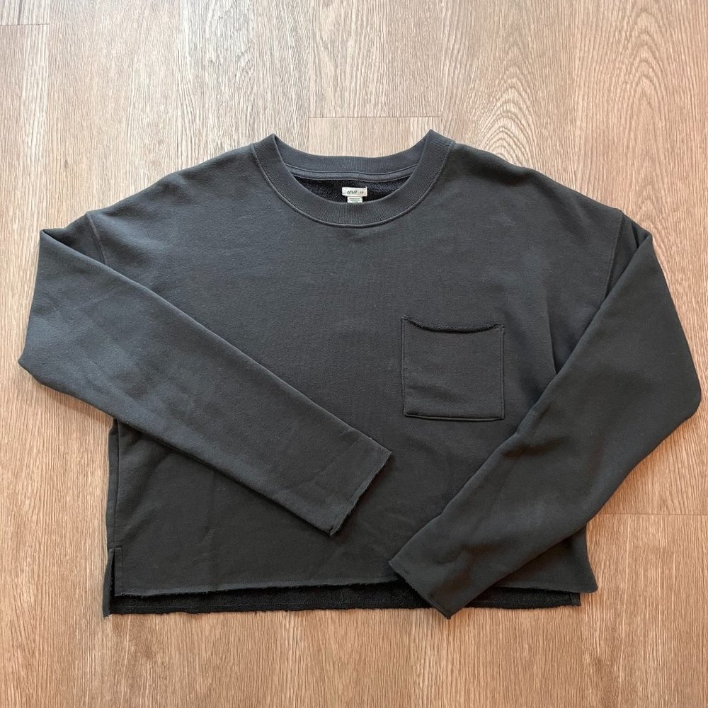 Aerie Cropped Crewneck Sweatshirt